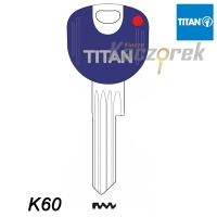 Mieszkaniowy 169 - klucz surowy mosiężny - Titan K6P